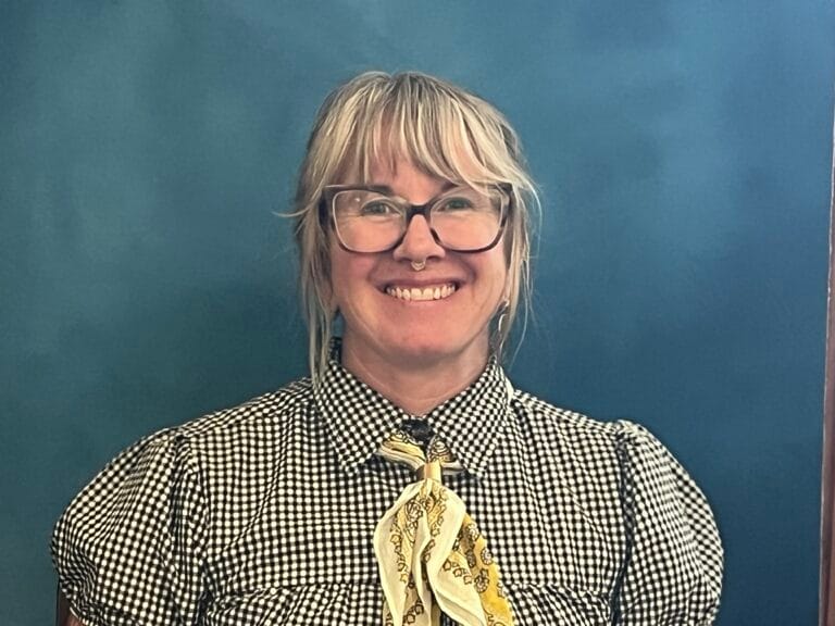 this is a photo of Allison Murphy, an Art and Social Studies Teacher at Sisters Middle School