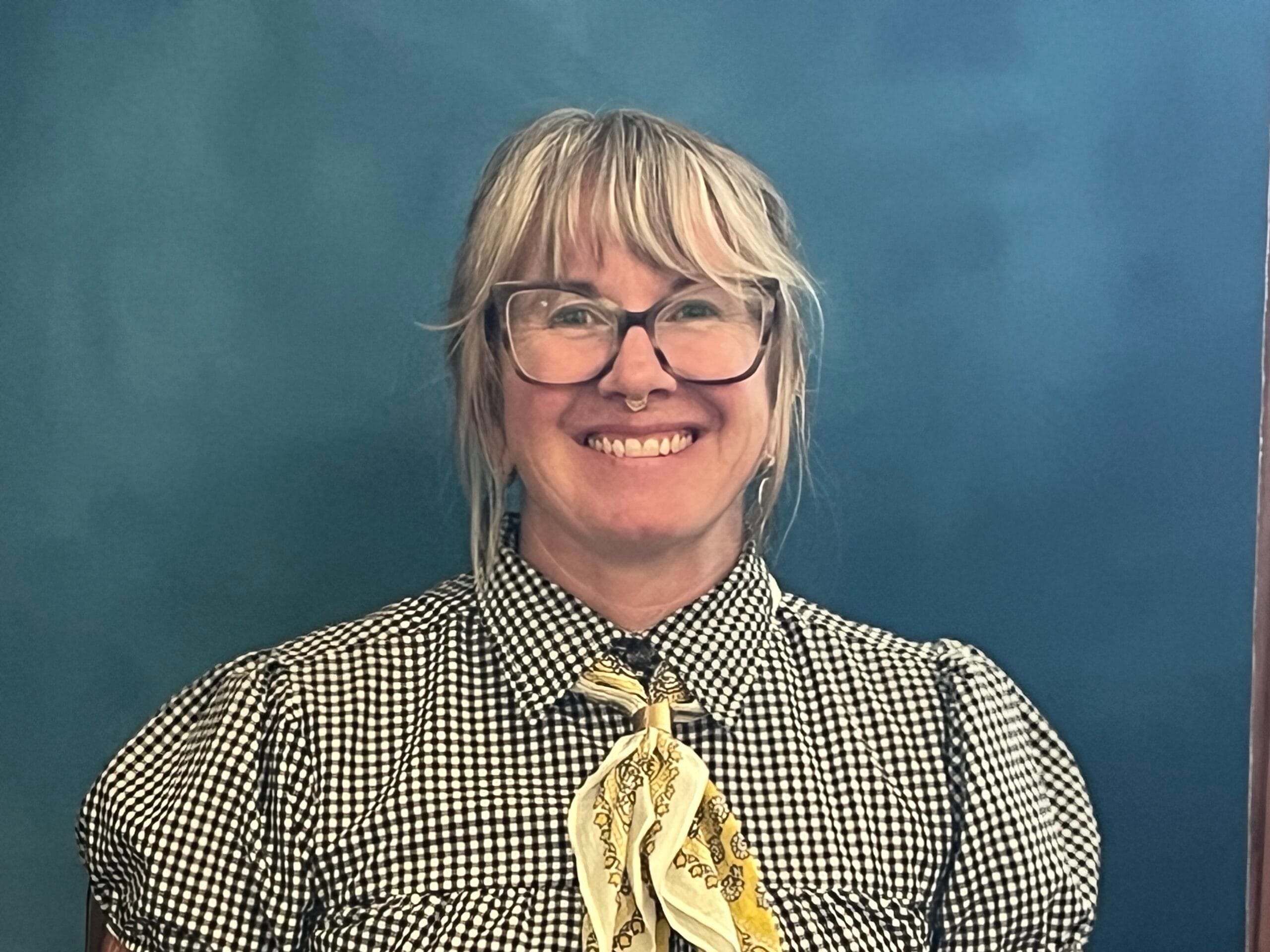 this is a photo of Allison Murphy, an Art and Social Studies Teacher at Sisters Middle School